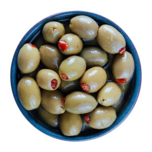 Sun Dried Tomato Stuffed Green Olives - 1kg